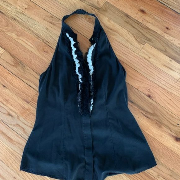 bcbg max azria silk top size s - Picture 1 of 5